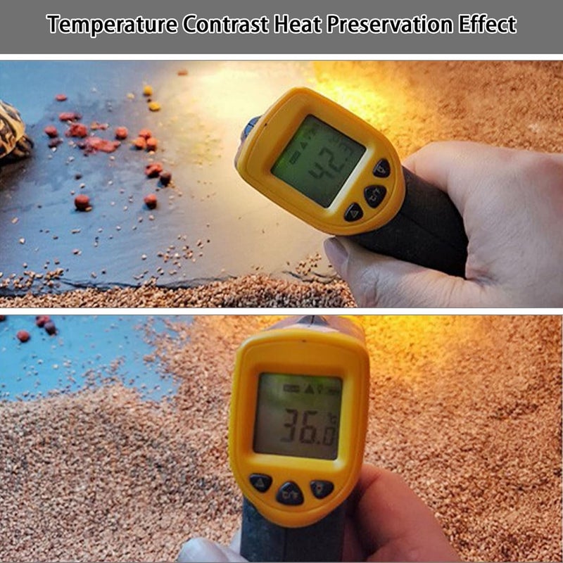 kathson Reptile Basking Platform (7.9 x 11.8 inches), Natural Rock Plate Turtle Food Bowl Feeding Dish Resting Terrace Habitat Decor for Tortoise Turtle Lizard Bearded Dragon Crested Gecko Snake - Image 3